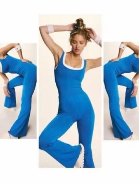 FP Movement by Free People Pants - FP Movement by Free People Good Karma Flared Onsie Size XS/S NWOT